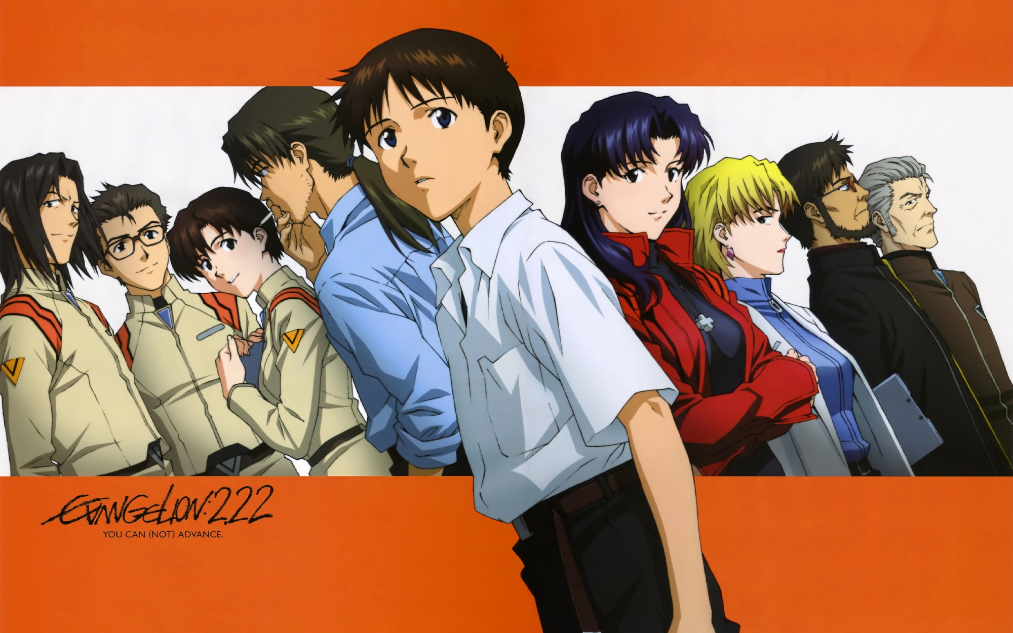 akagi_ritsuko, aoba_shigeru, fuyutsuki_kouzou, hyuga_makoto, ibuki_maya, ikari_gendo, ikari_shinji, katsuragi_misato, neon_genesis_evangelion, ryoji_kaji