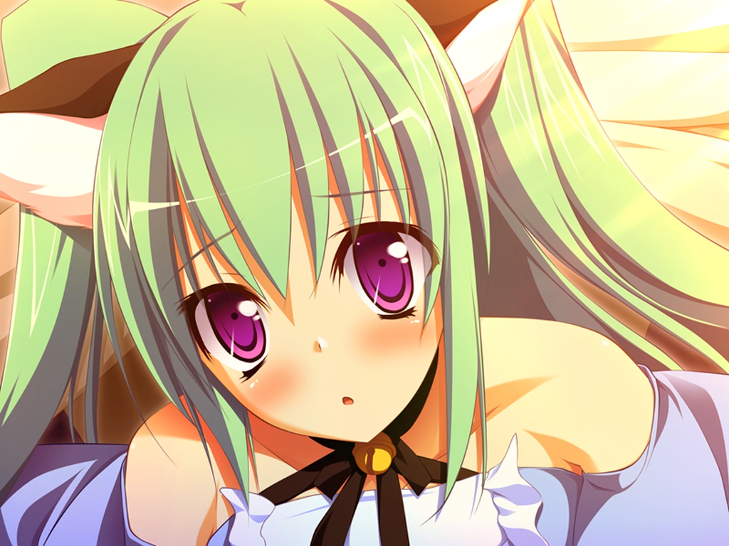alcot, animal_ears, bell, blush, bow, catgirl, ezekiel, game_cg