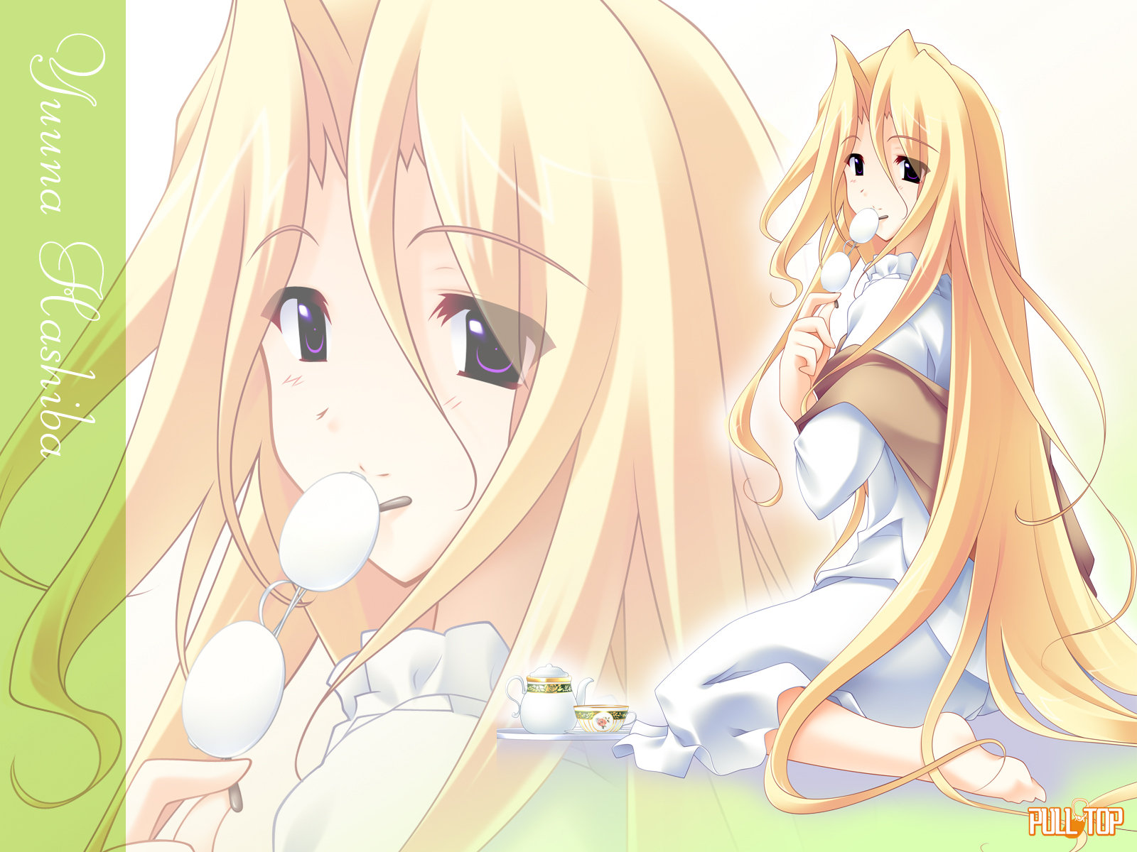 blonde_hair, haruka_ni_aogi_uruwashi_no, hashiba_yuuna, purple_eyes
