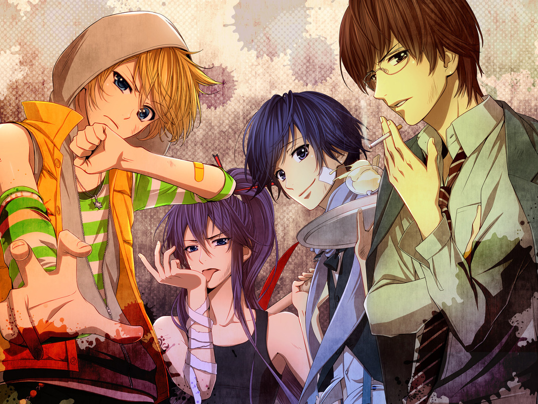 all_male, blood, hima_(ab_gata), hiyama_kiyoteru, kagamine_len, kaito, kamui_gakupo, male