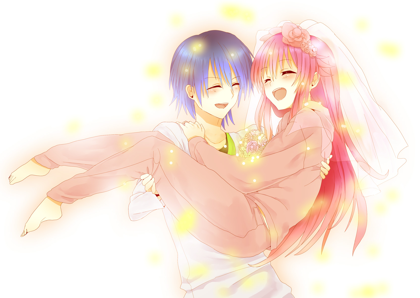angel_beats!, hinata_hideki, mirakuruone, yui_(angel_beats!)