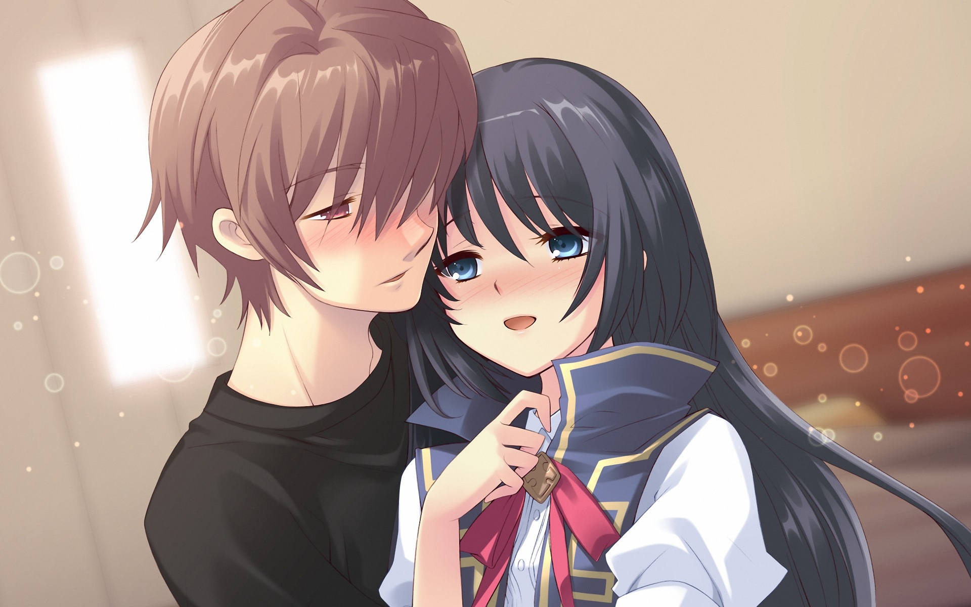 blush, flyable_heart, itou_noiji, katsuragi_syo, kimi_no_nagori_wa_shizuka_ni_yurete, school_uniform, shirasagi_mayuri
