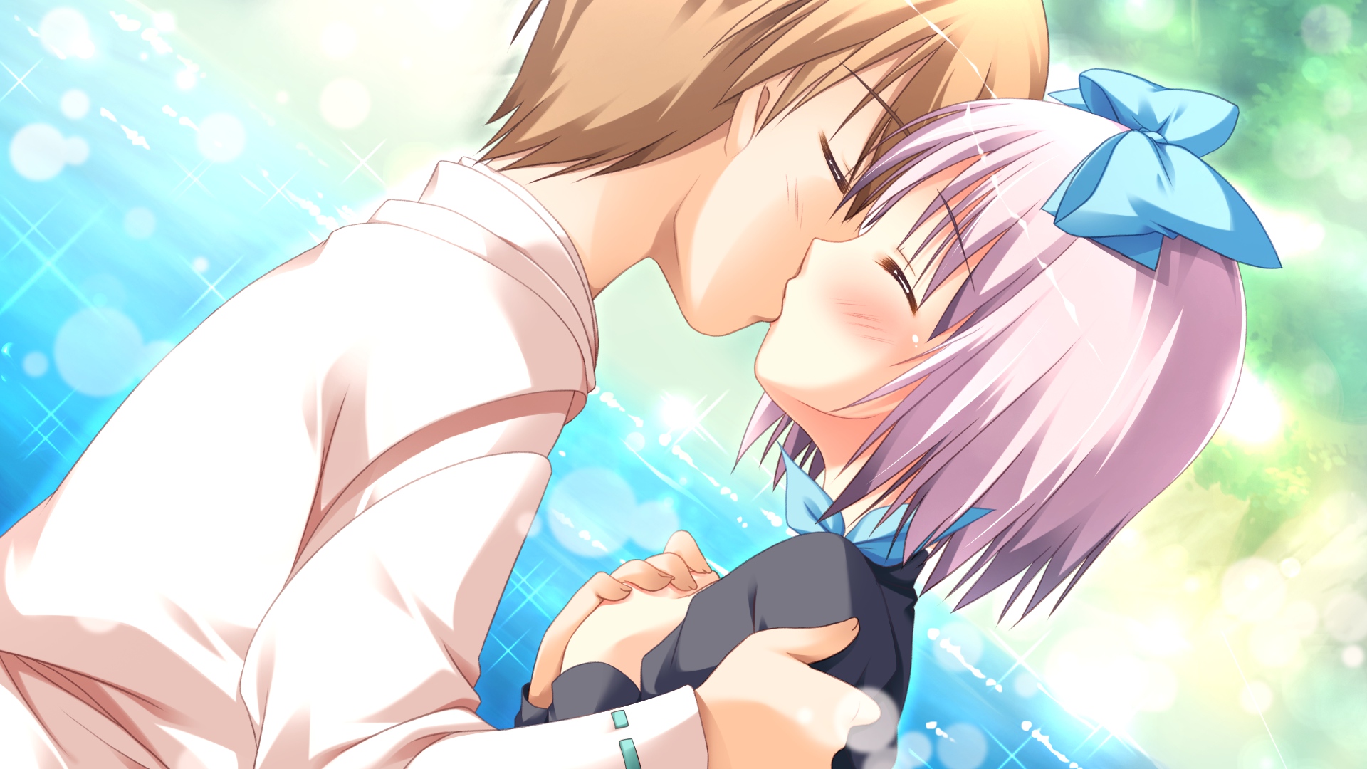 game_cg, iro_ni_ide_ni_keri_waga_koi_wa, kaede_yuzuna, kiss, narumi_yuu, windmill_(company)