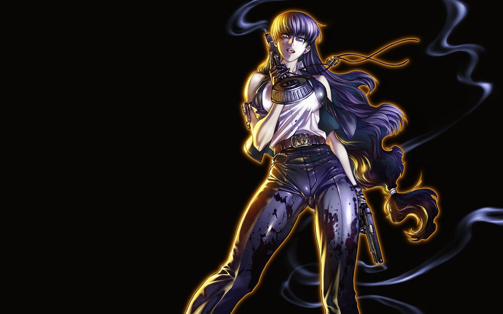 black_lagoon, gun, roberta, weapon