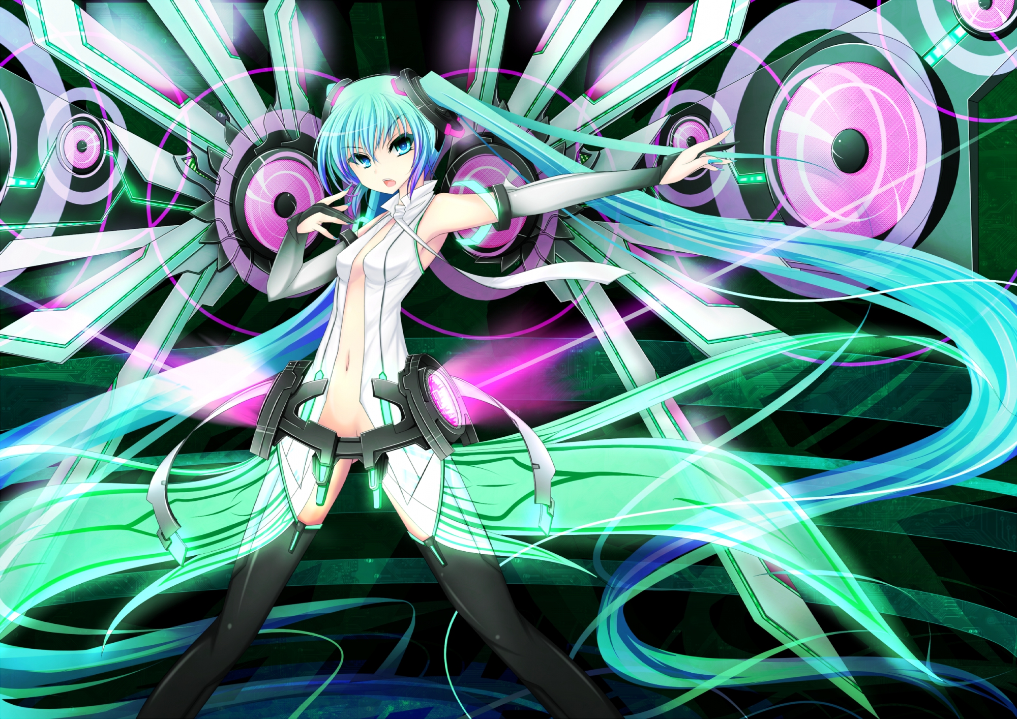 hatsune_miku, inu3, miku_append, twintails, vocaloid