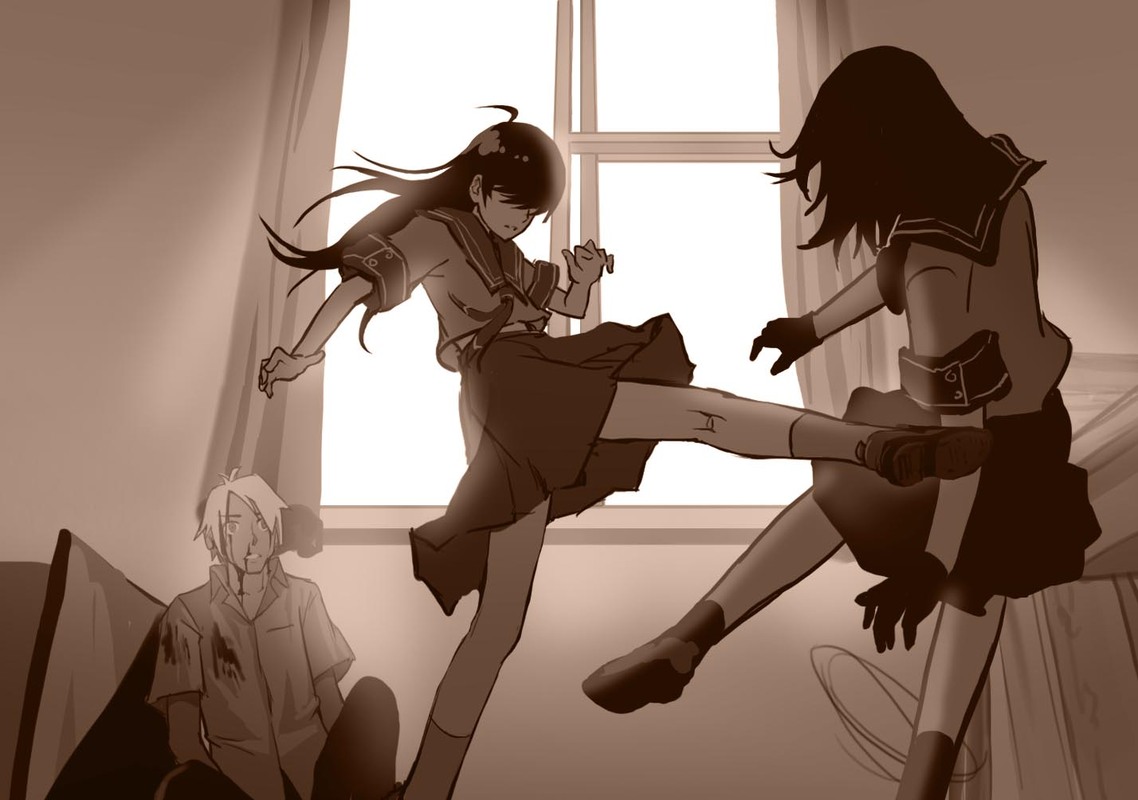 as109, denpa_teki_na_kanojo, juuzawa_juu, monochrome, ochibana_ame, satsuki_miya