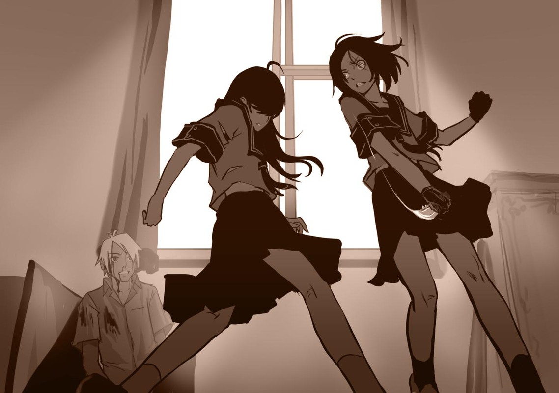 as109, denpa_teki_na_kanojo, juuzawa_juu, monochrome, ochibana_ame, satsuki_miya