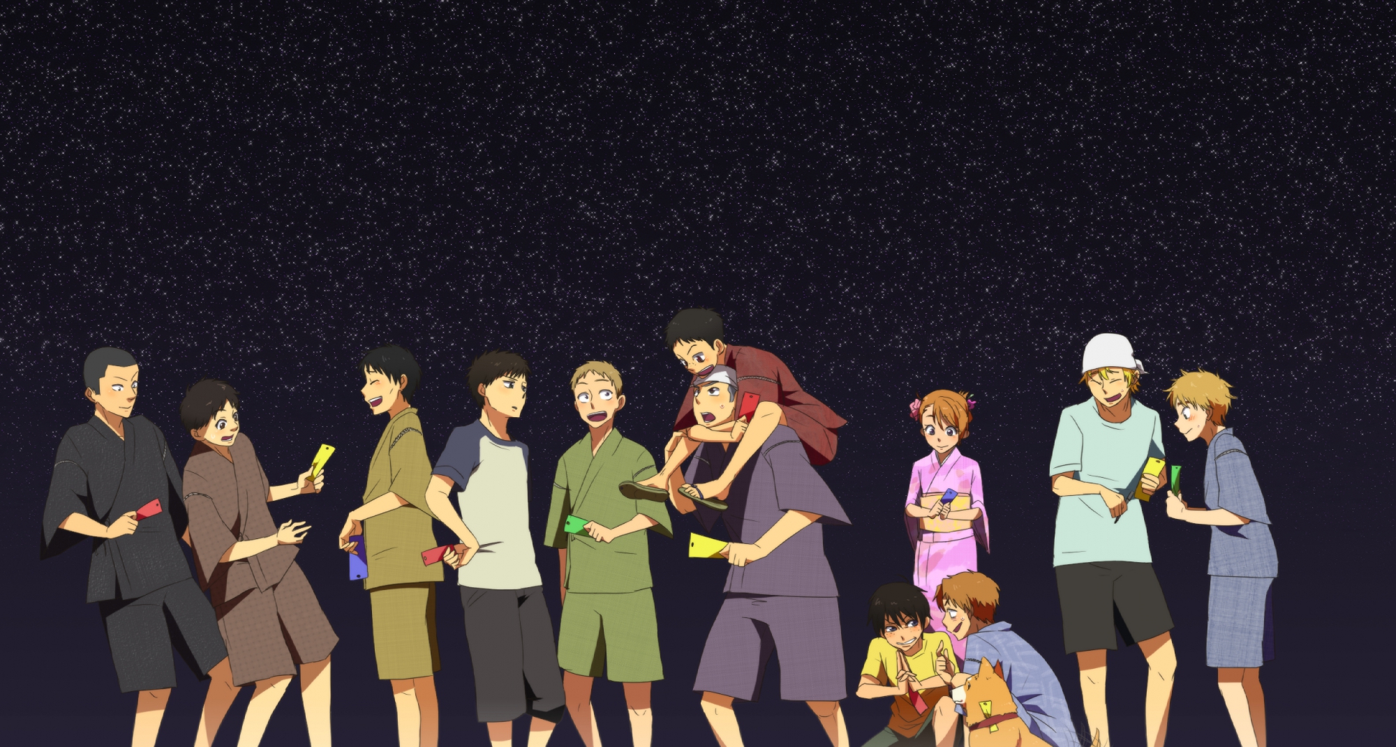 abe_takaya, hamada_yoshirou, hanai_azusa, izumi_kousuke, male, mihashi_ren, mizutani_fumiki, nishihiro_shintarou, ookiku_furikabutte, sakaeguchi_yuuto, shinooka_chiyo, suyama_shoji, tajima_yuuichirou
