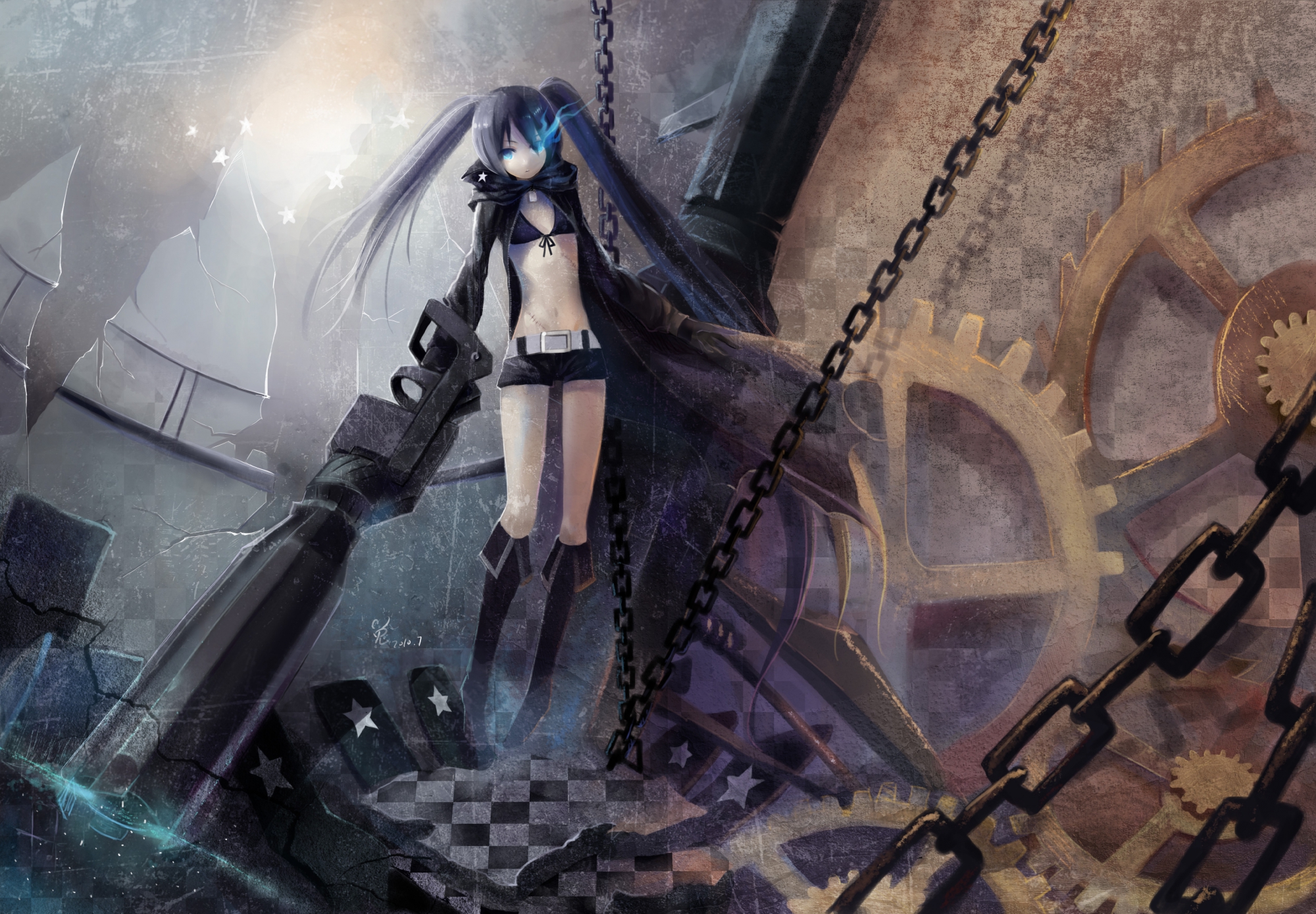 black_rock_shooter, kuroi_mato, shuiyituzi