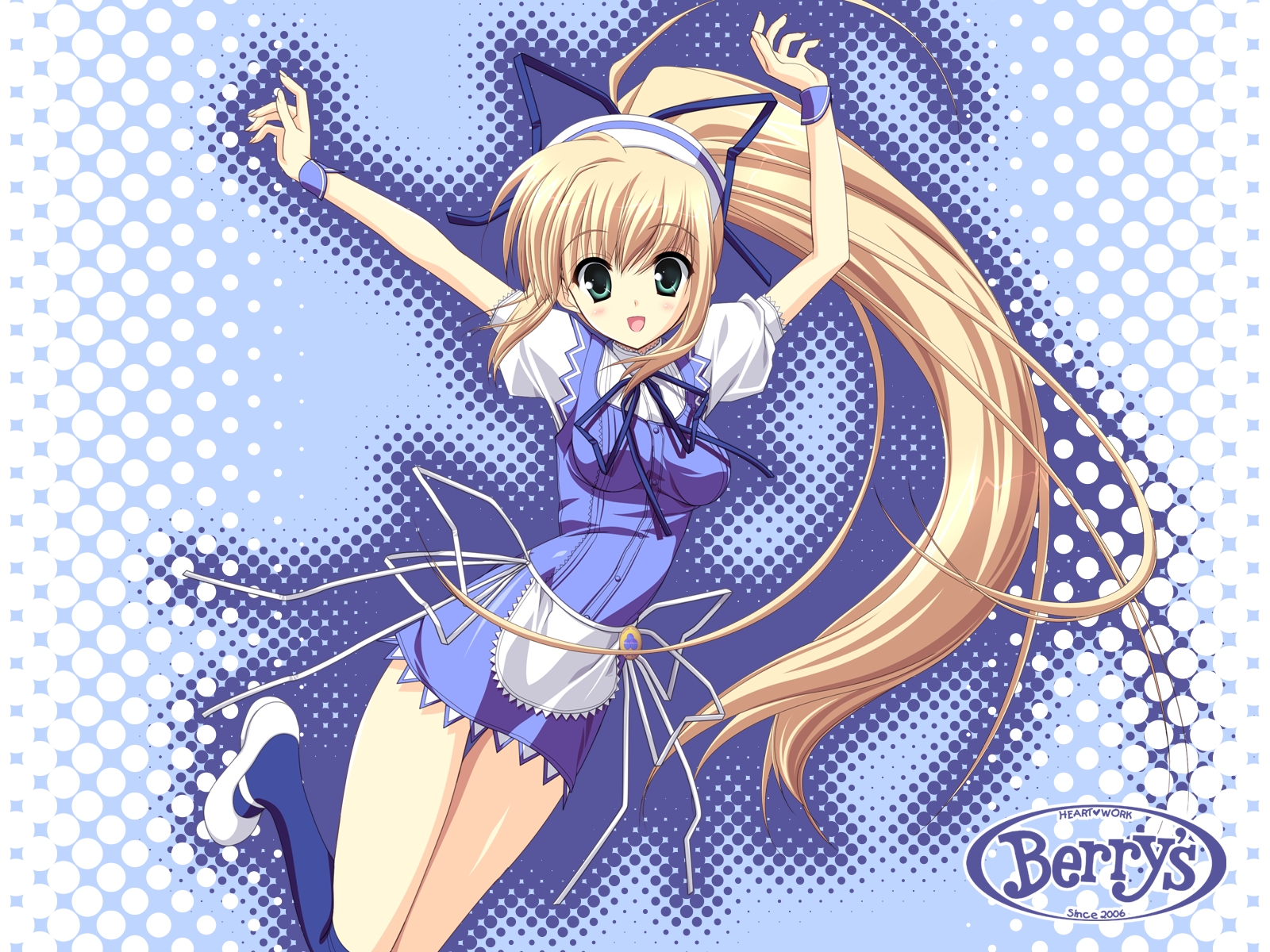 berrys, hagiwara_onsen, maid, ponytail, sphere, tagme