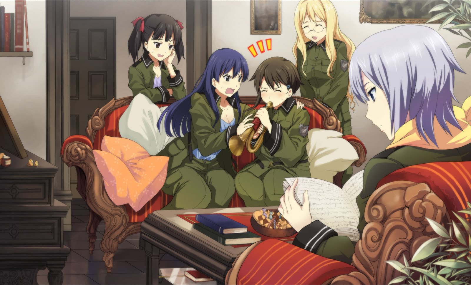akai_toshifumi, filicia_heideman, instrument, jpeg_artifacts, kannagi_noel, kazumiya_rio, sora_no_woto, sorami_kanata