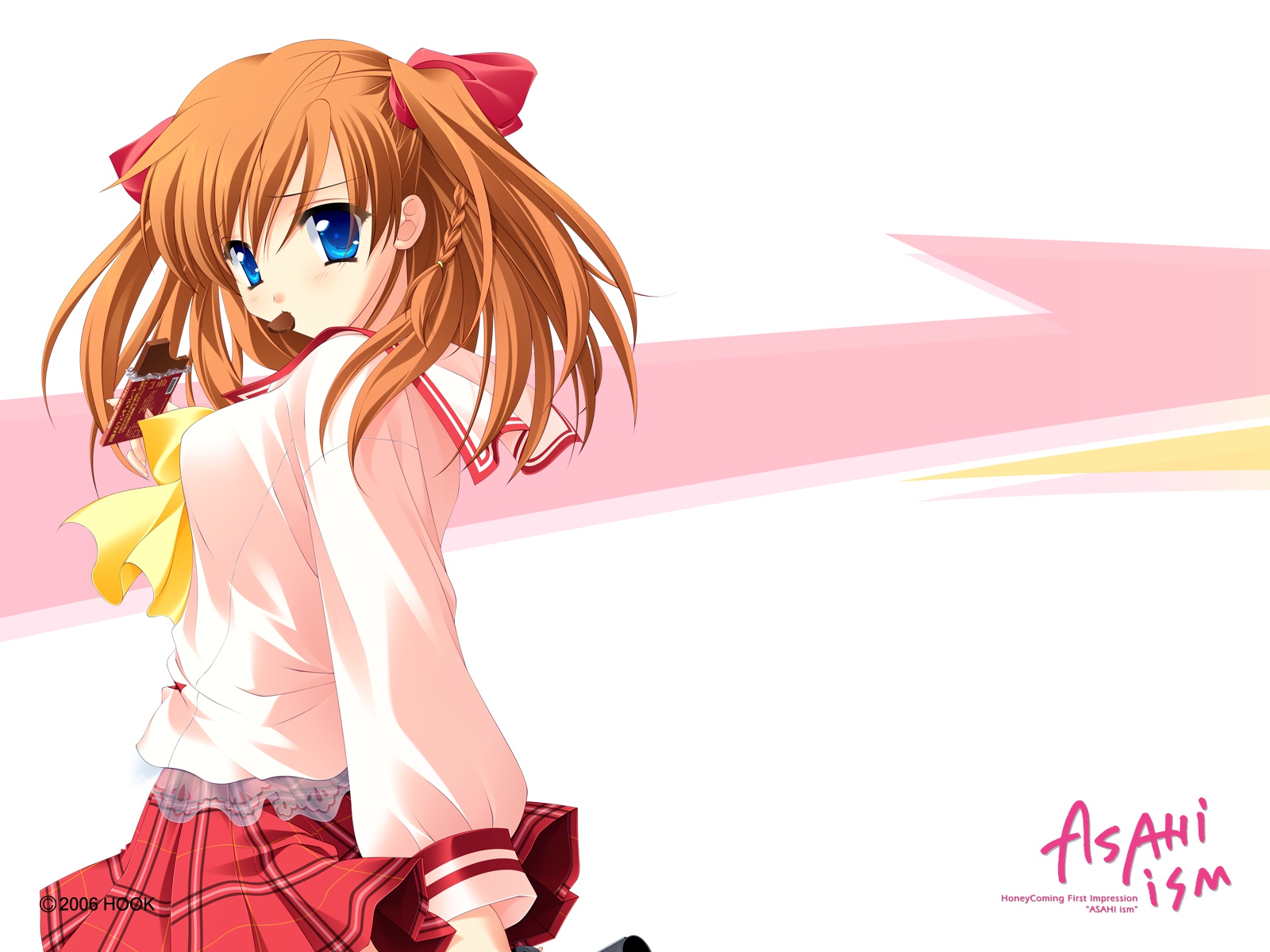 candy, chocolate, hanikami, honey_coming, kamijou_asahi, white