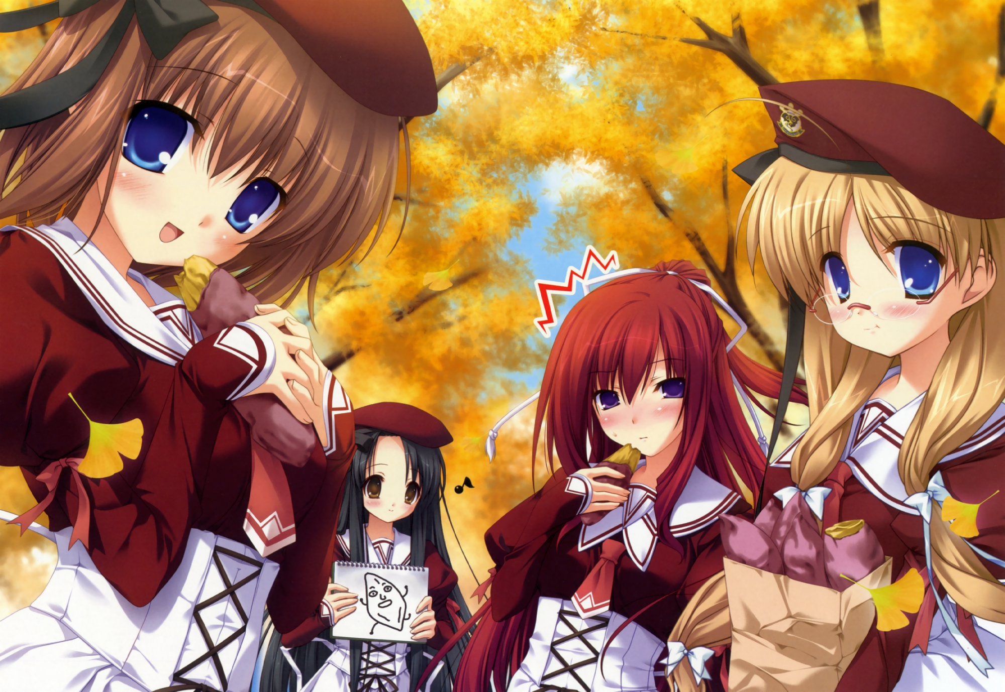 11_eyes, hirohana_yukiko, kusakabe_misuzu, minase_yuka, scan, tachibana_kukuri