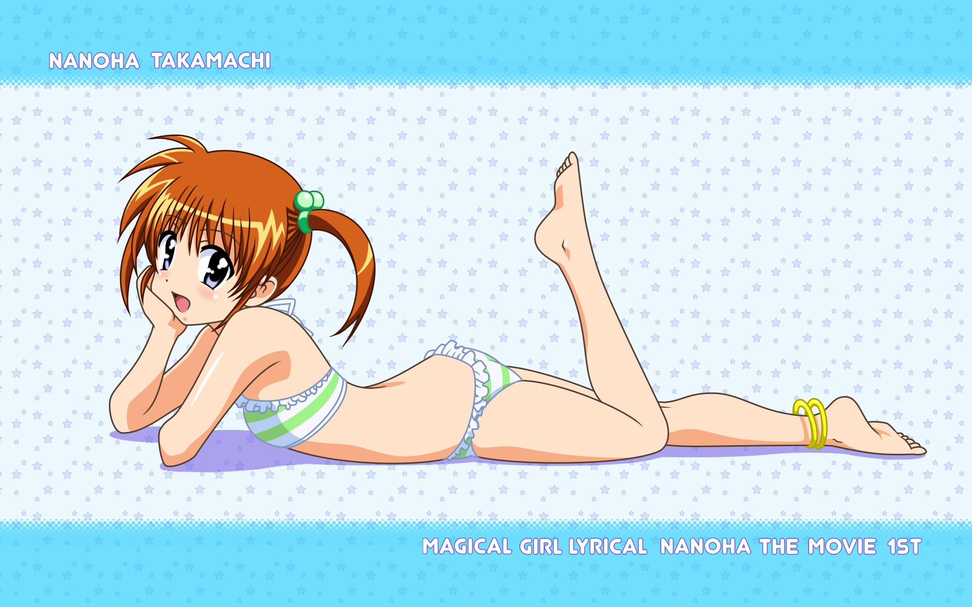 bikini, mahou_shoujo_lyrical_nanoha, mahou_shoujo_lyrical_nanoha_the_movie_1st, swimsuit, takamachi_nanoha