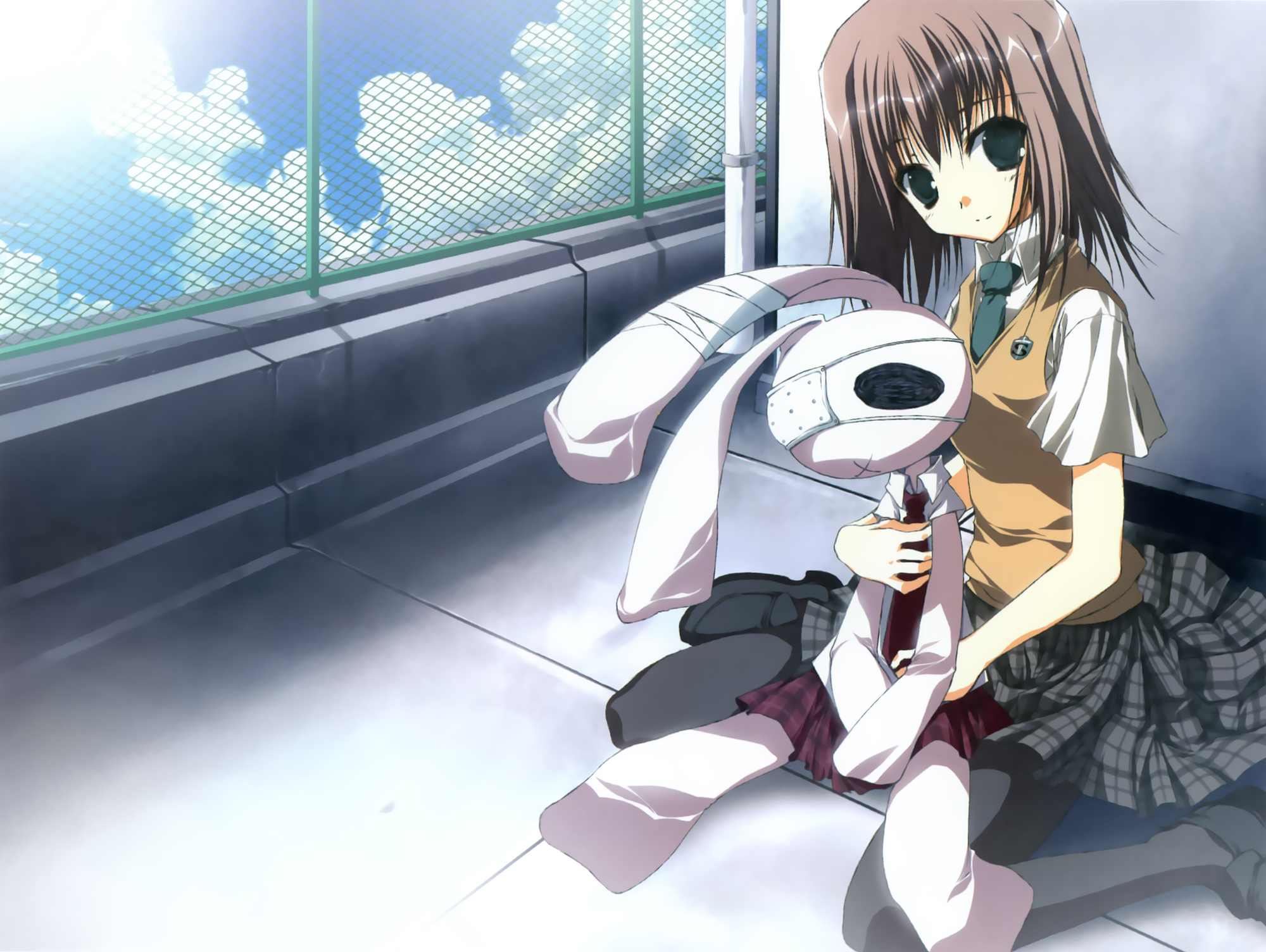 mamiya_hasaki, sca-ji, school_uniform, subarashiki_hibi
