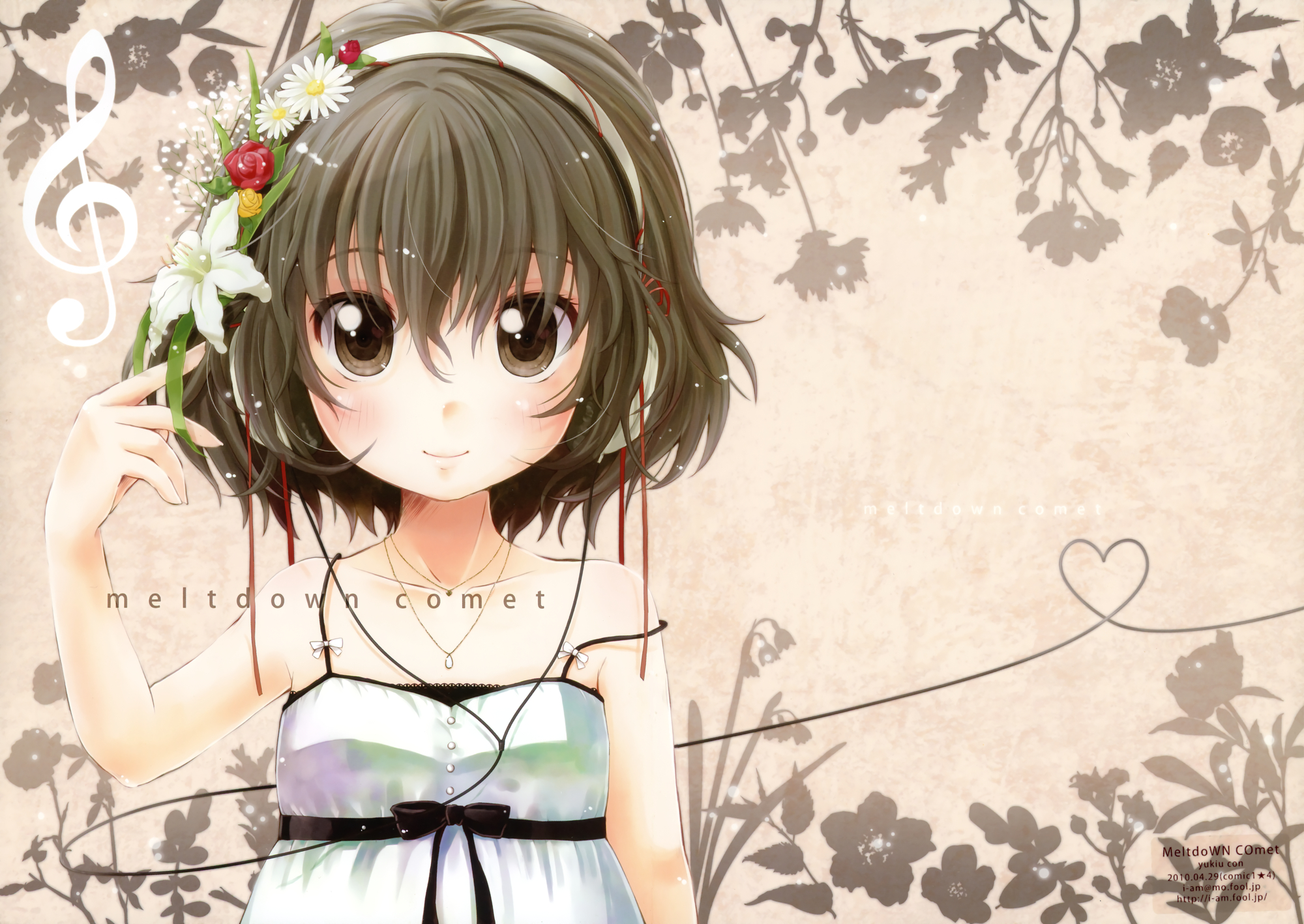 dress, headphones, meltdown_comet, scan, yukiu_kon