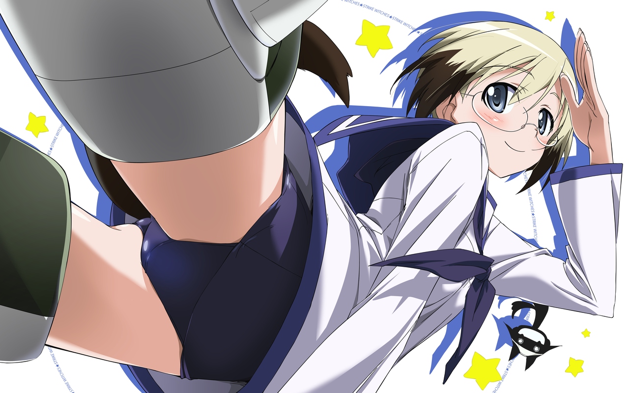 animal_ears, cosplay, kurashima_tomoyasu, strike_witches, swimsuit, tail, ursula_hartmann, white