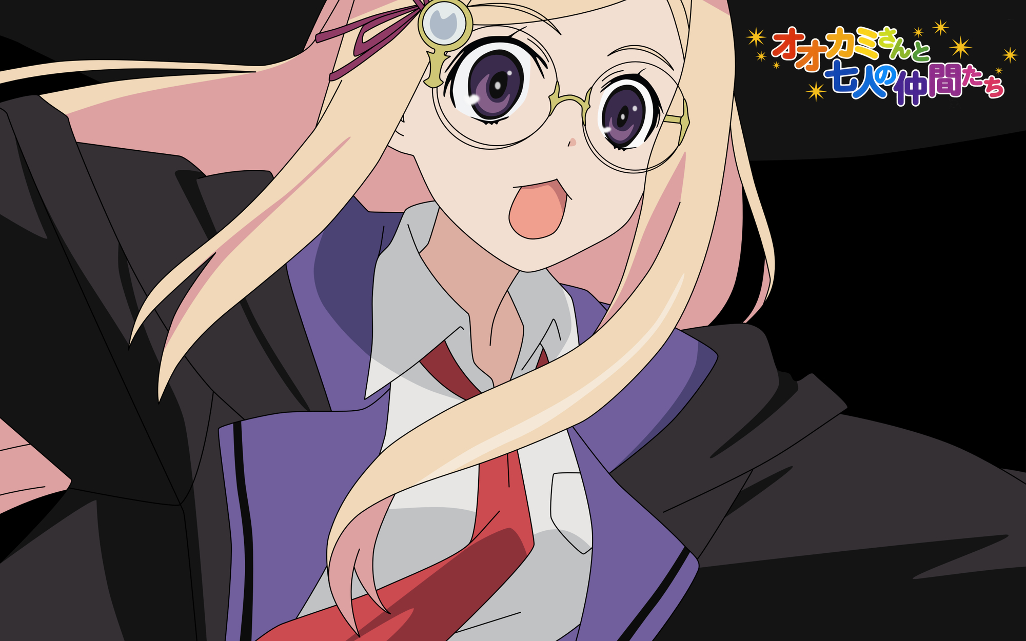 glasses, hat, majolica_le_fay, ookami-san_to_shichinin_no_nakama-tachi, transparent, vector