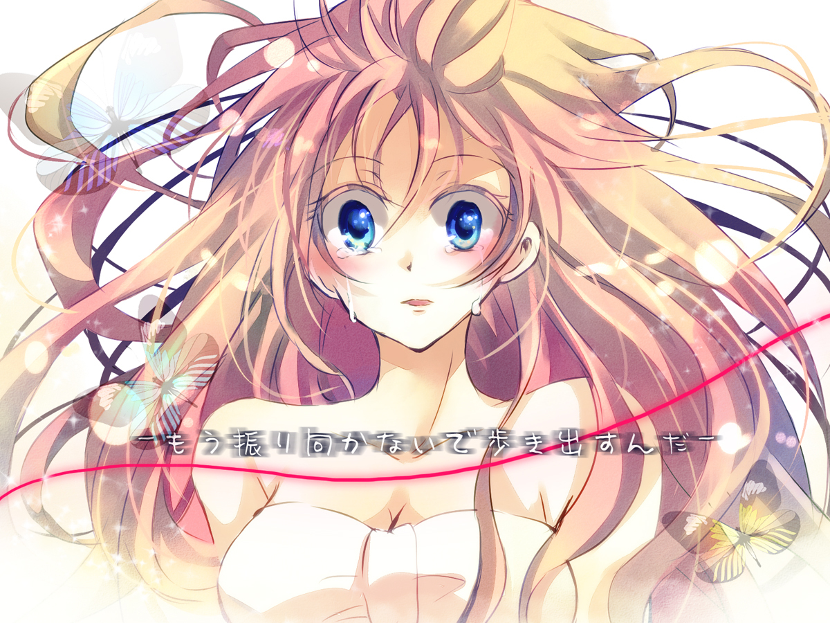 blue_eyes, just_be_friends_(vocaloid), kokonoe_miya, megurine_luka, tears, vocaloid
