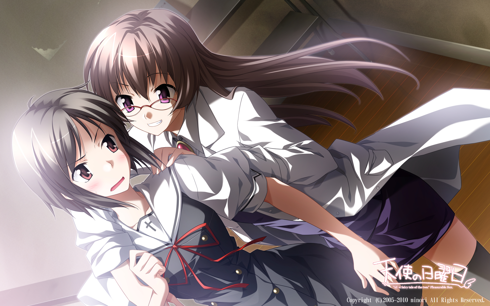 amamiya_akari, ef, ef_a_fairy_tale_of_the_two, hirono_nagi