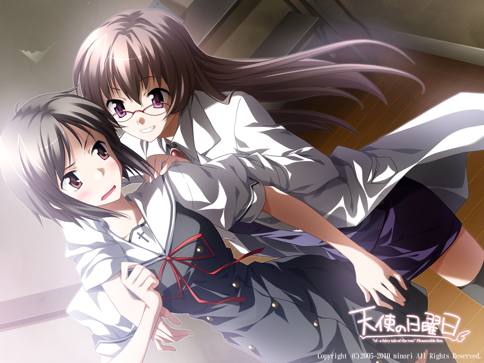 amamiya_akari, ef, ef_a_fairy_tale_of_the_two, hirono_nagi