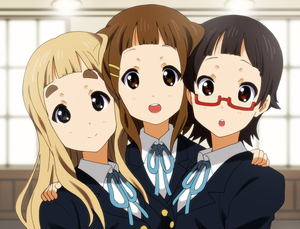 hirasawa_yui, k-on!, kotobuki_tsumugi, manabe_nodoka, yamasaki_wataru