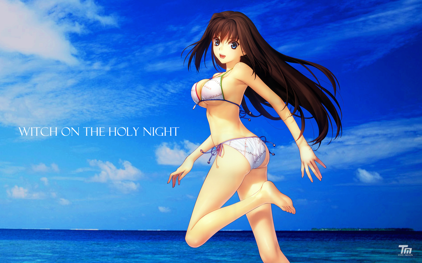 aozaki_aoko, bikini, koyama_hirokazu, mahou_tsukai_no_yoru, swimsuit, type-moon