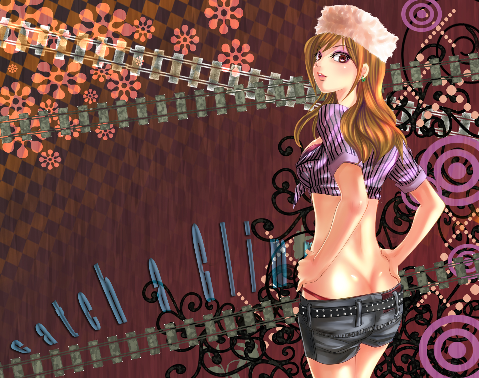 hat, nagare, panties, underwear