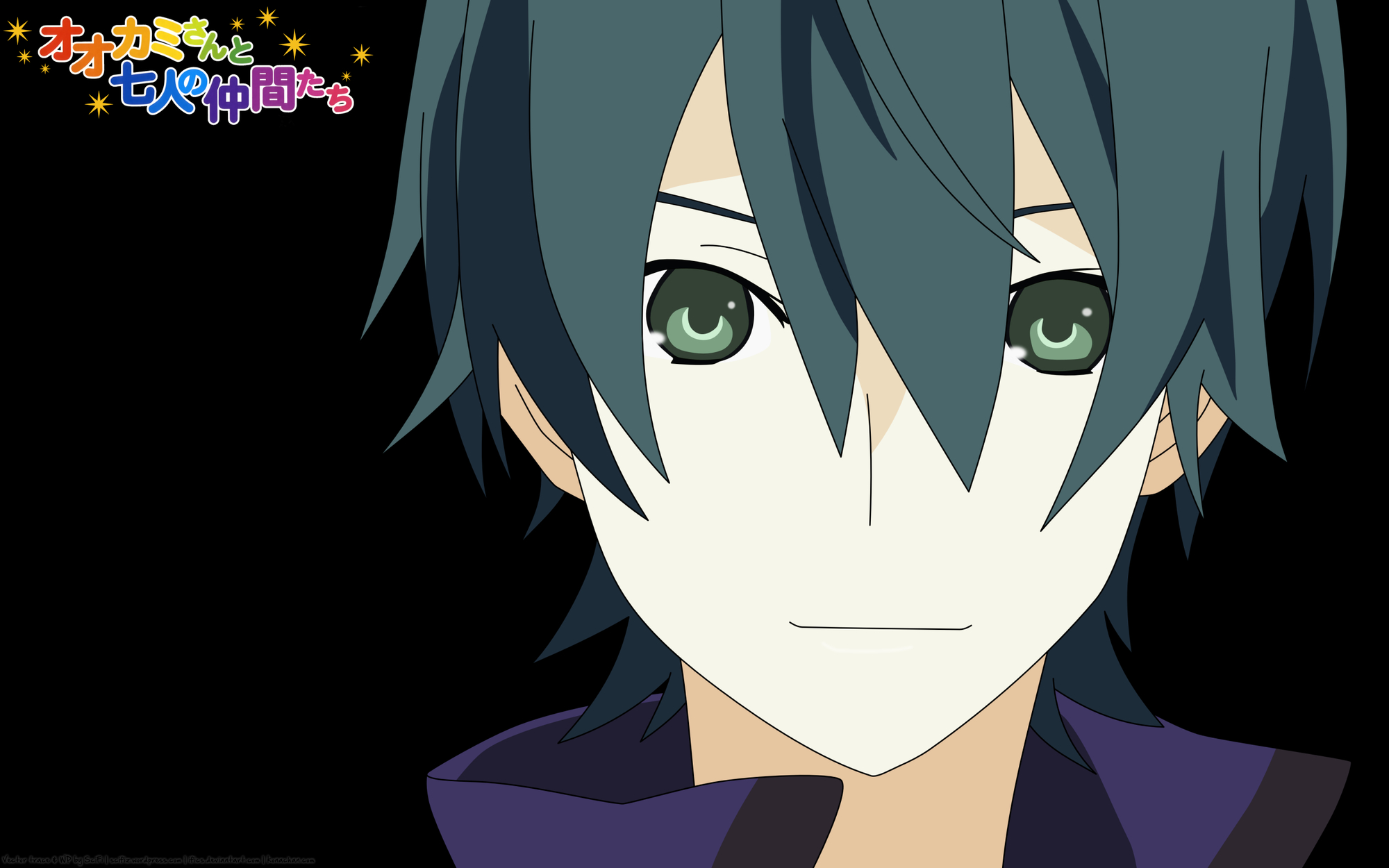 close, morino_ryoushi, ookami-san_to_shichinin_no_nakama-tachi, transparent, vector