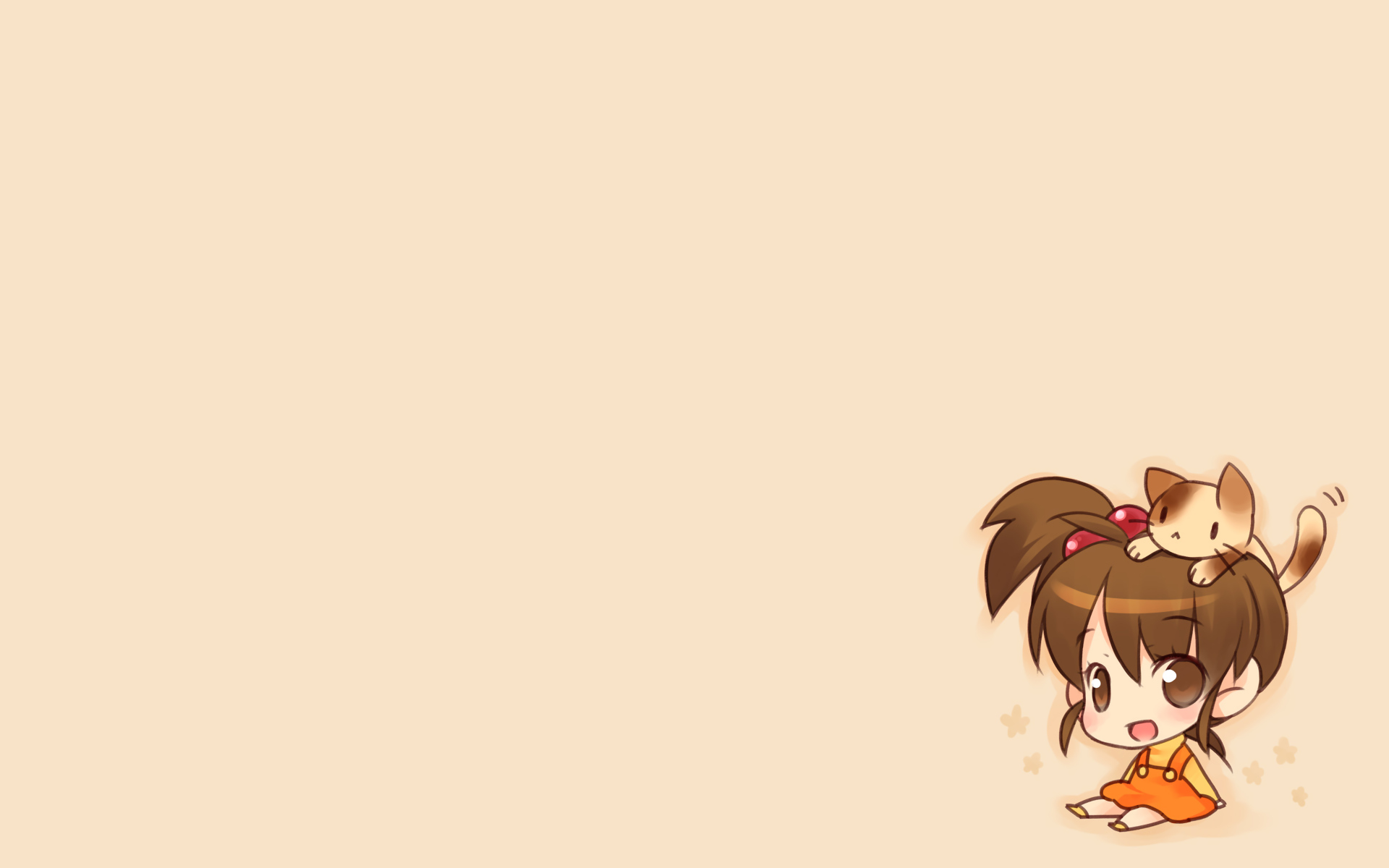 animal, cat, chibi, ech, kyon_no_imouto, shamisen, suzumiya_haruhi_no_yuutsu