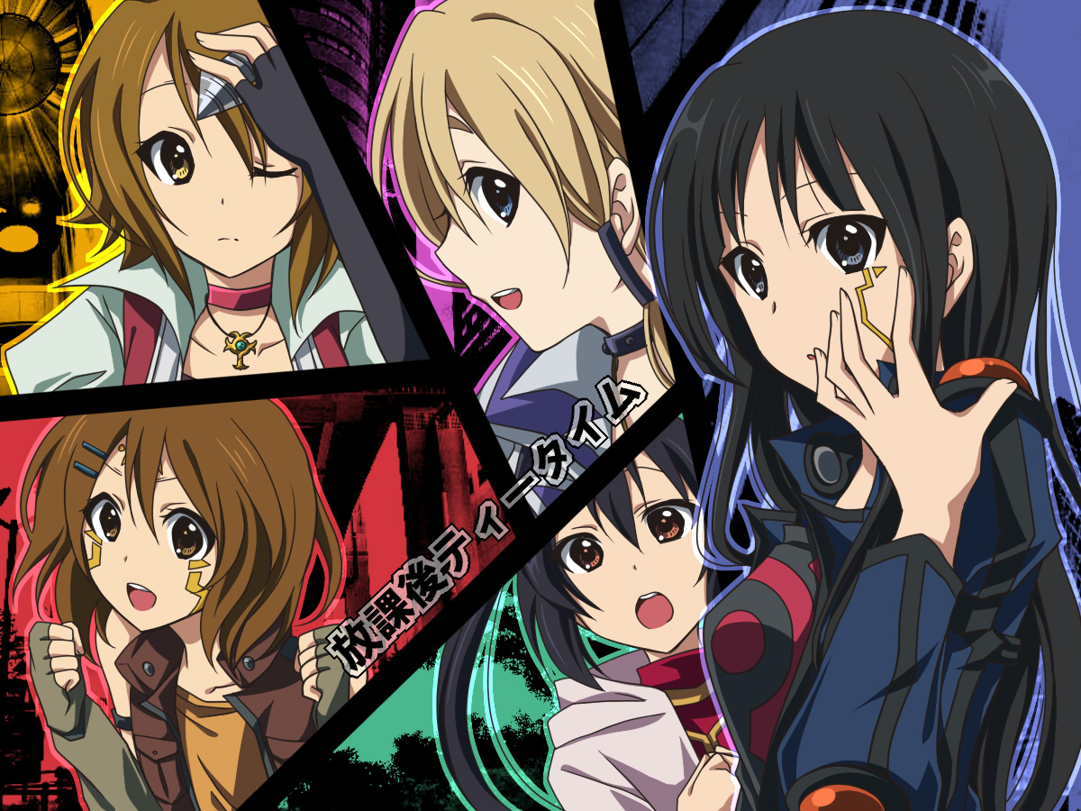 akiyama_mio, cosplay, hirasawa_yui, k-on!, kotobuki_tsumugi, nakano_azusa, soraeda, tainaka_ritsu, yu-gi-oh_5d's