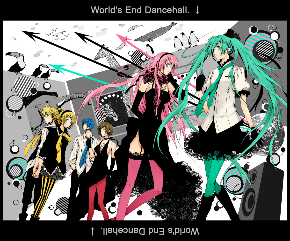 group, hatsune_miku, kagamine_len, kagamine_rin, kaito, male, megurine_luka, meiko