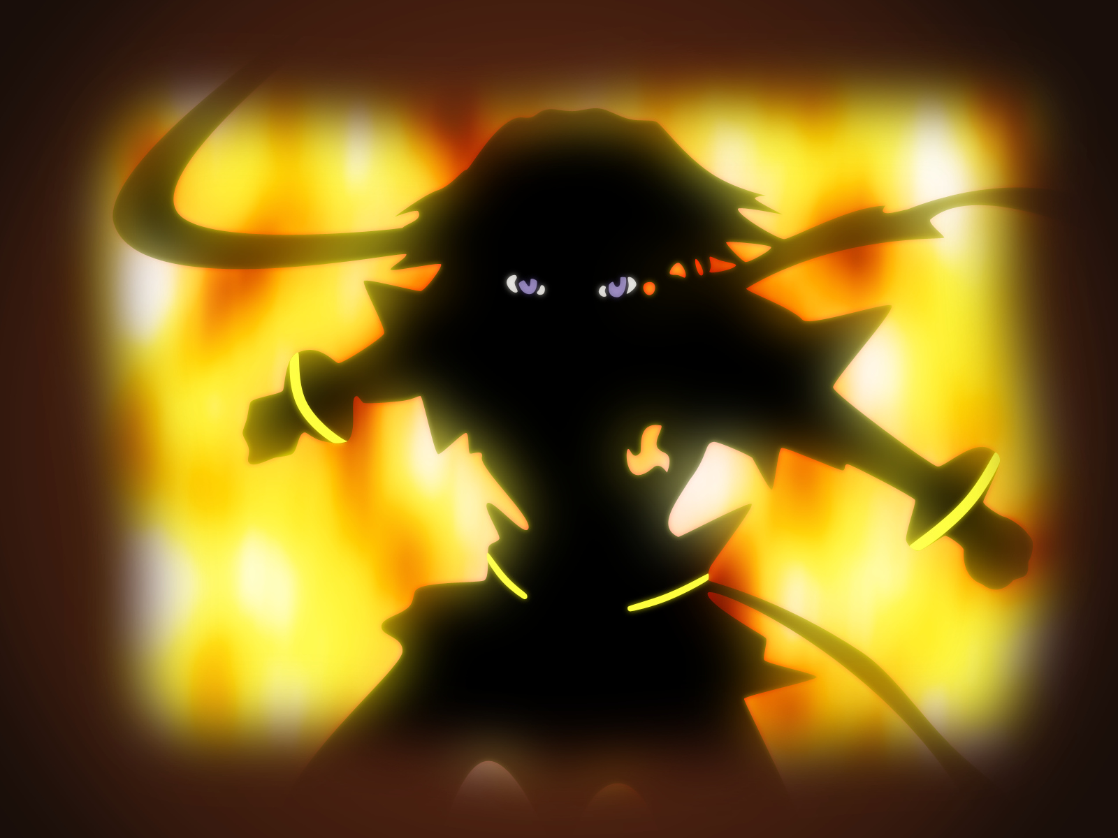 mai-otome, purple_eyes, silhouette, tokiha_mai
