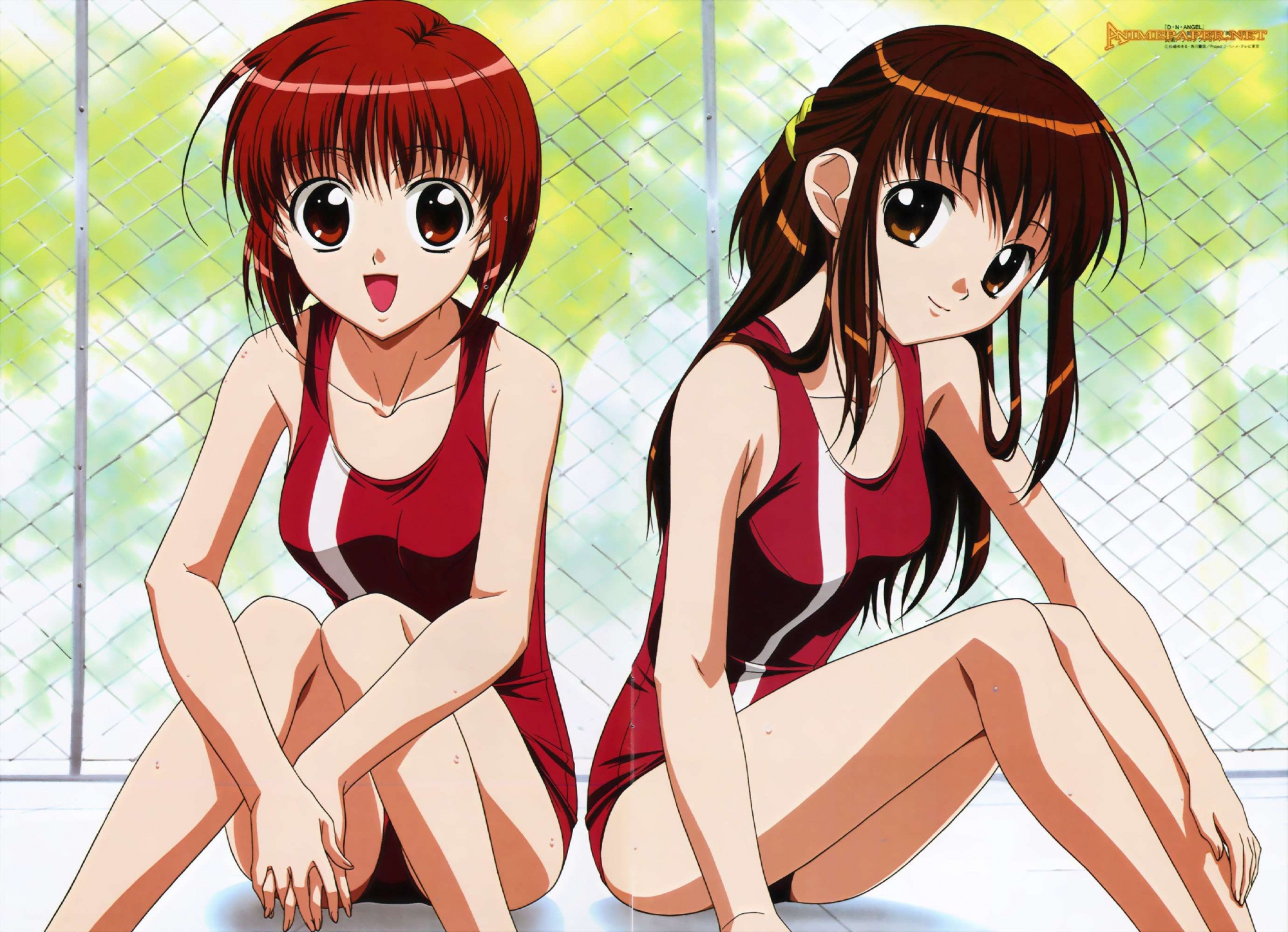 dnangel, harada_riku, harada_risa, jpeg_artifacts, swimsuit, twins