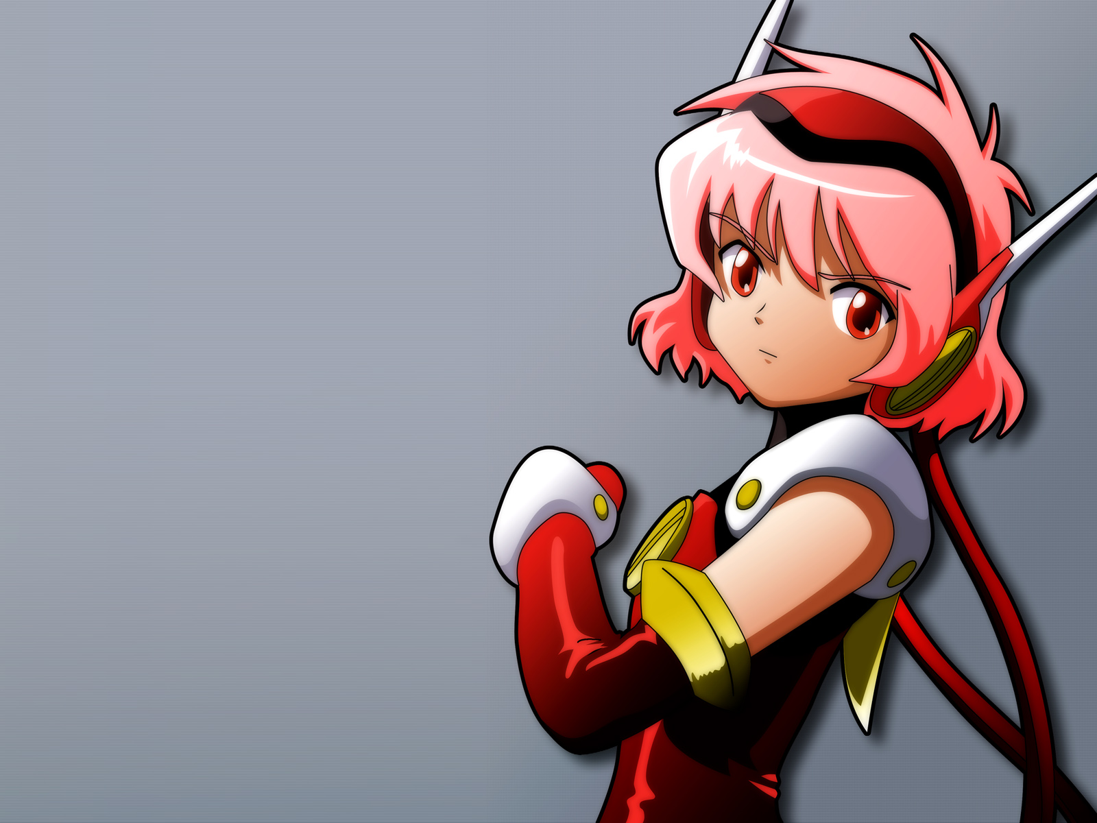 angelic_layer, hikaru, pink_hair, red_eyes
