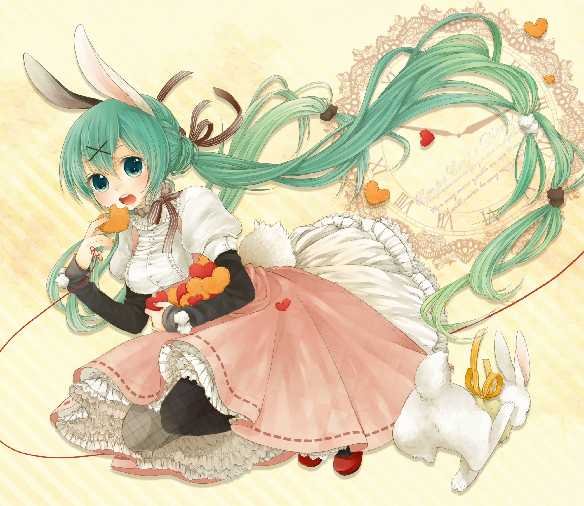 animal_ears, hatsune_miku, nemutagari, vocaloid