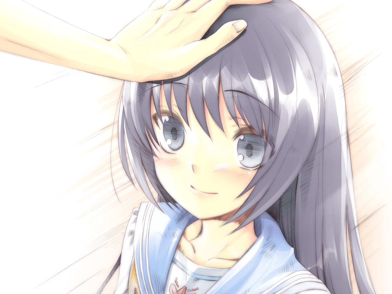 close, flyable_heart, game_cg, itou_noiji, school_uniform, shirasagi_mayuri, sketch, white