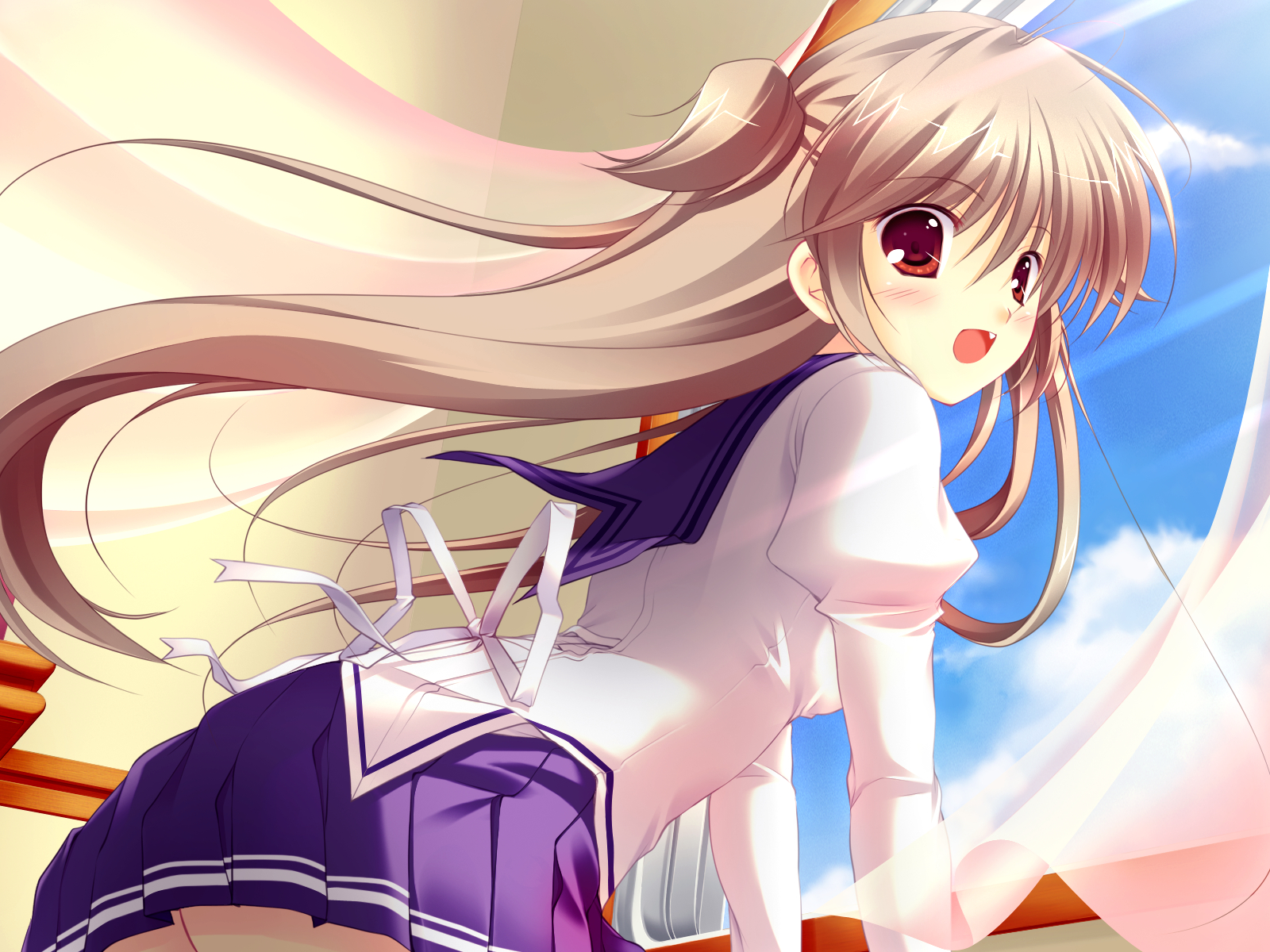 brown_hair, fang, game_cg, journey, long_hair, mikeou, nanairo_kouro, nanami_haruka