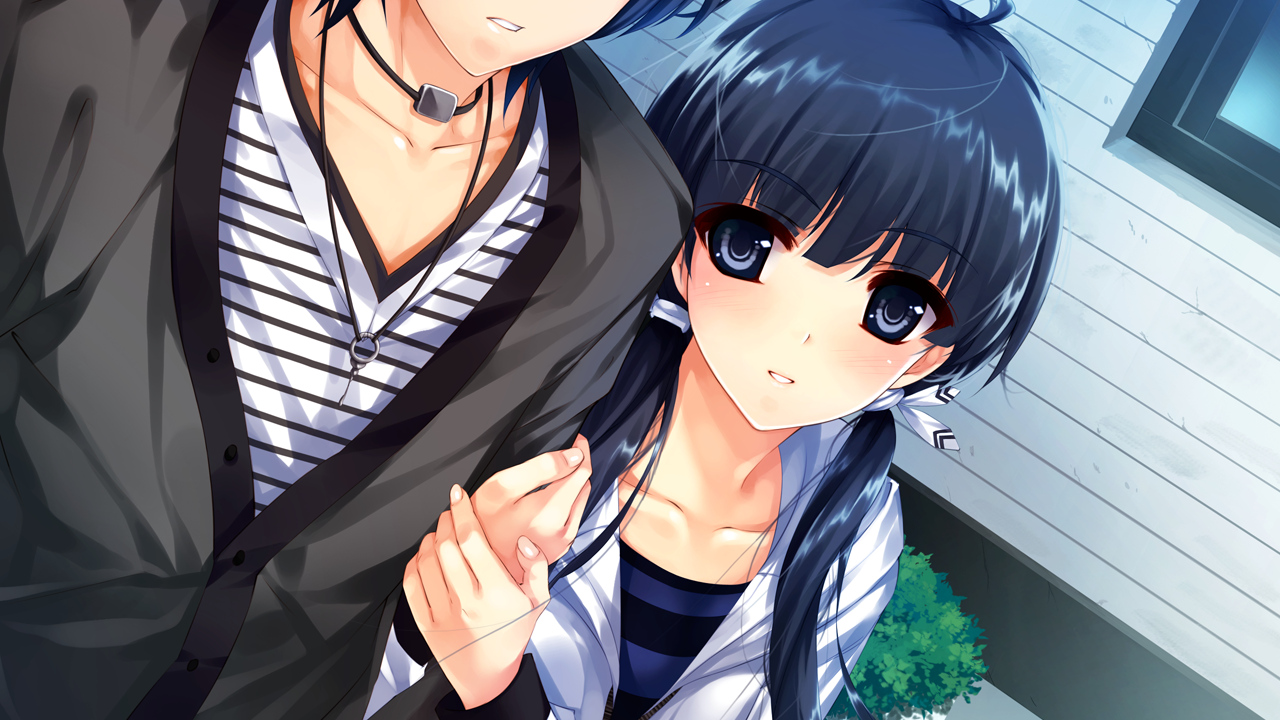 blue_eyes, blue_hair, blush, game_cg, hasekura_airi, misaki_kurehito, trumple, ushinawareta_mirai_wo_motomete