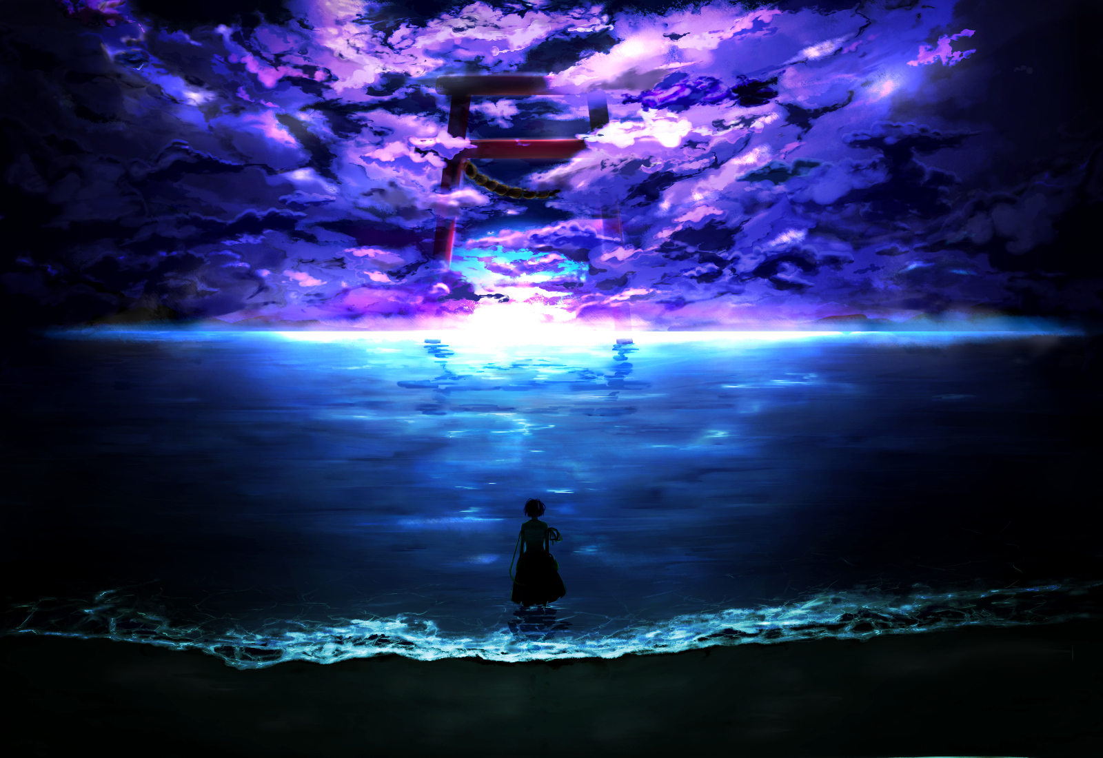 clouds, momiji_oroshi, original, sky, water