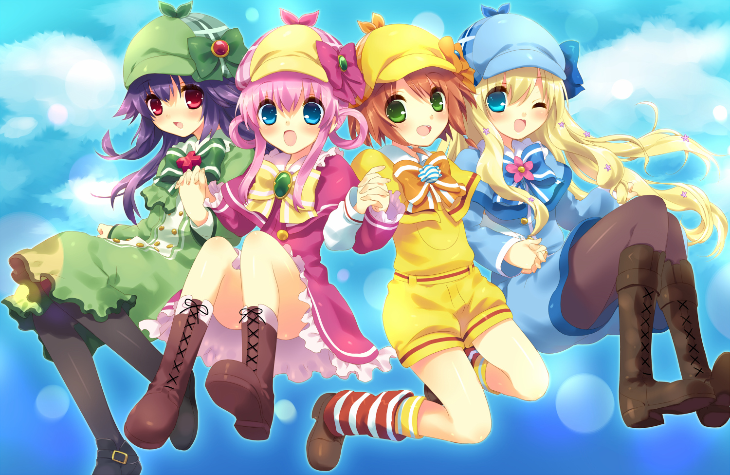 cordelia_glauca, hercule_barton, sherlock_shellingford, tantei_opera_milky_holmes, yuzurizaki_nero