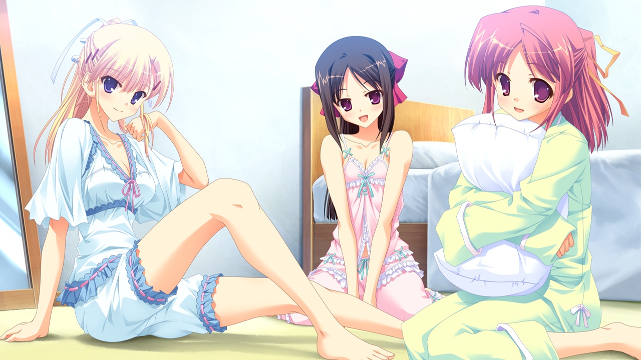 ama_ane, game_cg, imasato_makoto, kikurage, pajamas, peassoft, takashina_natsumi, yashima_otome