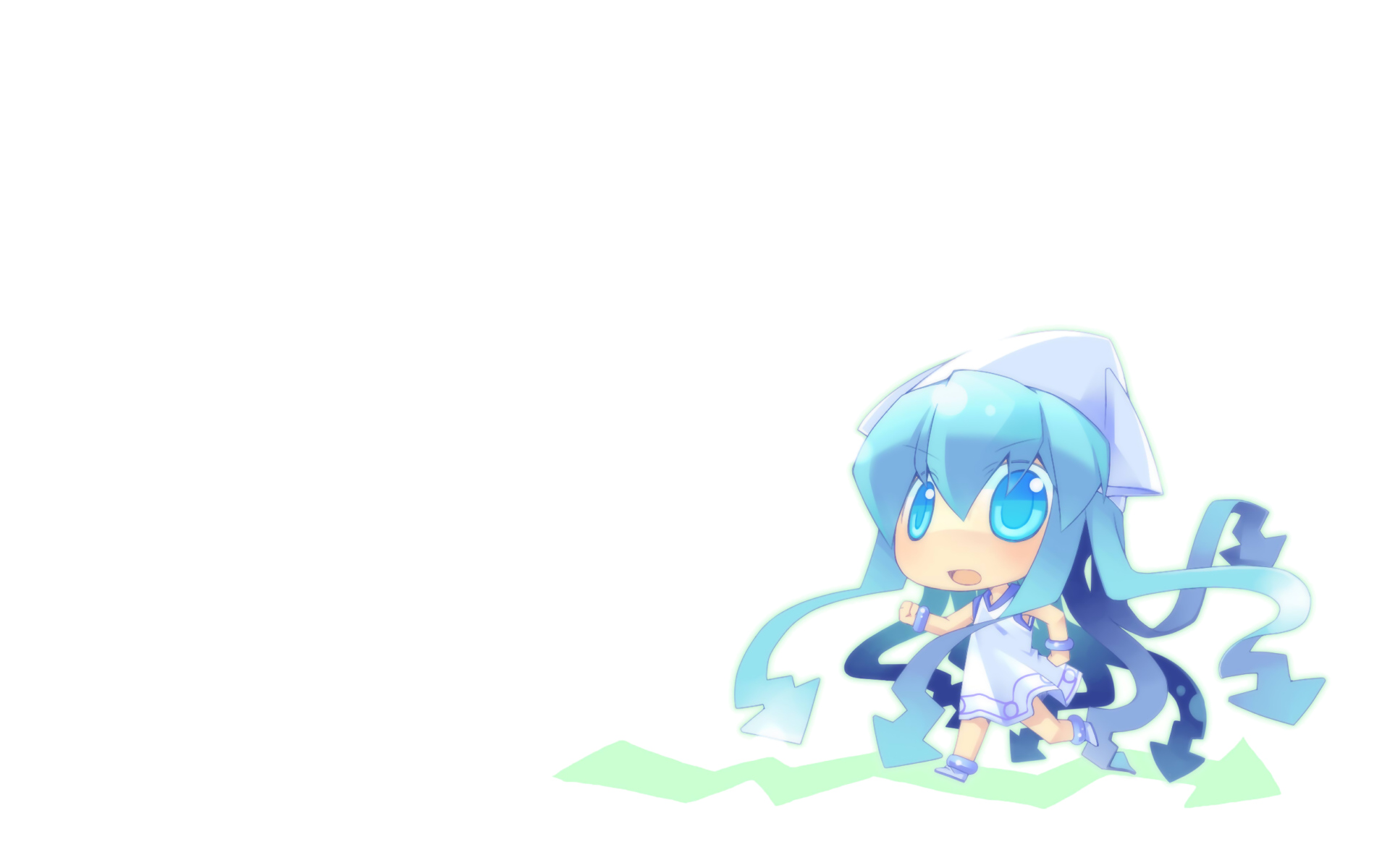 chibi, hat, ikamusume, nesu, shinryaku!_ikamusume, white