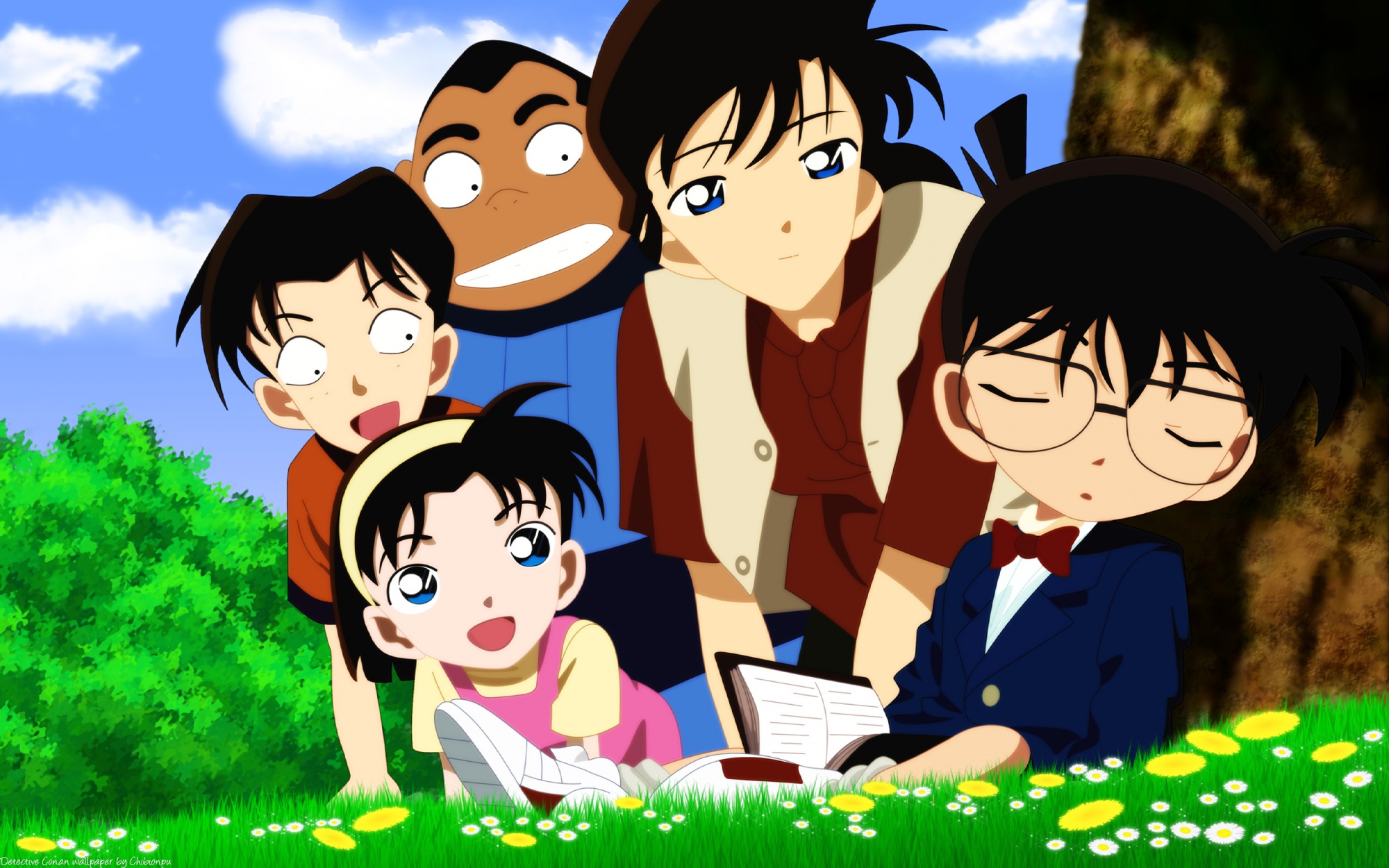 detective_conan, edogawa_conan, kojima_genta, mouri, mouri_ran, tsuburaya_mitsuhiko, yoshida_ayumi