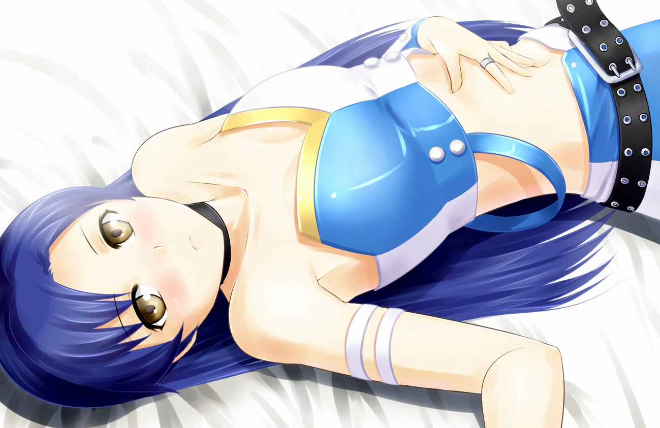 blue_hair, brown_eyes, idolmaster, kisaragi_chihaya, syougi116