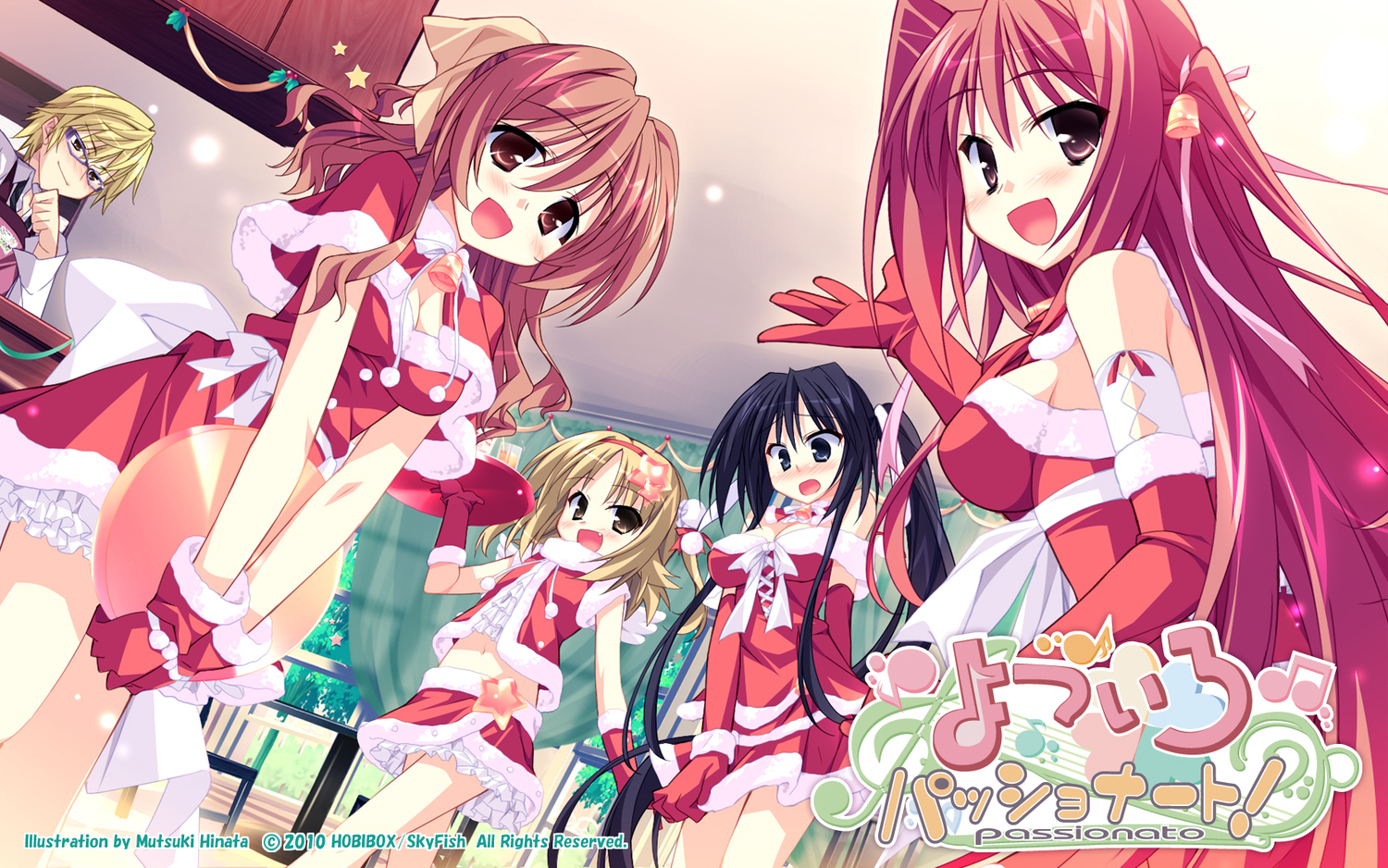 christmas, hinata_mutsuki, izumi_kyouka, kouda_hazumi, matsuoka_kanade, natsume_otona, skyfish, yotsuiro_passionato!