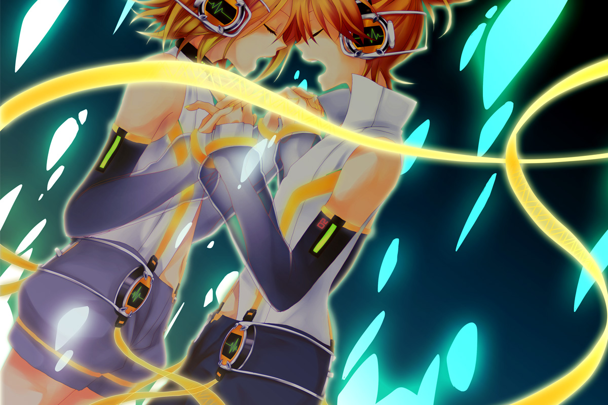 kagamine_len, kagamine_rin, len_append, male, rin_append, ryou_(fallxalice), vocaloid