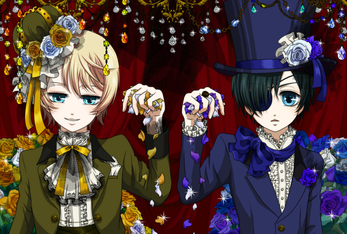 all_male, alois_trancy, ciel_phantomhive, kuroshitsuji, male