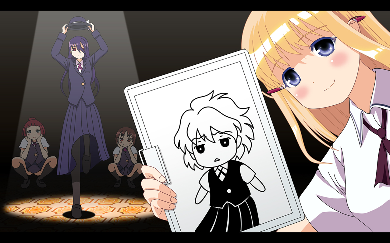 aislinn_wishart, anetai_toyone, kakura_kurumi, kosegawa_shiromi, parody, saki, soredemo_machi_wa_mawatteiru, usuzawa_sae