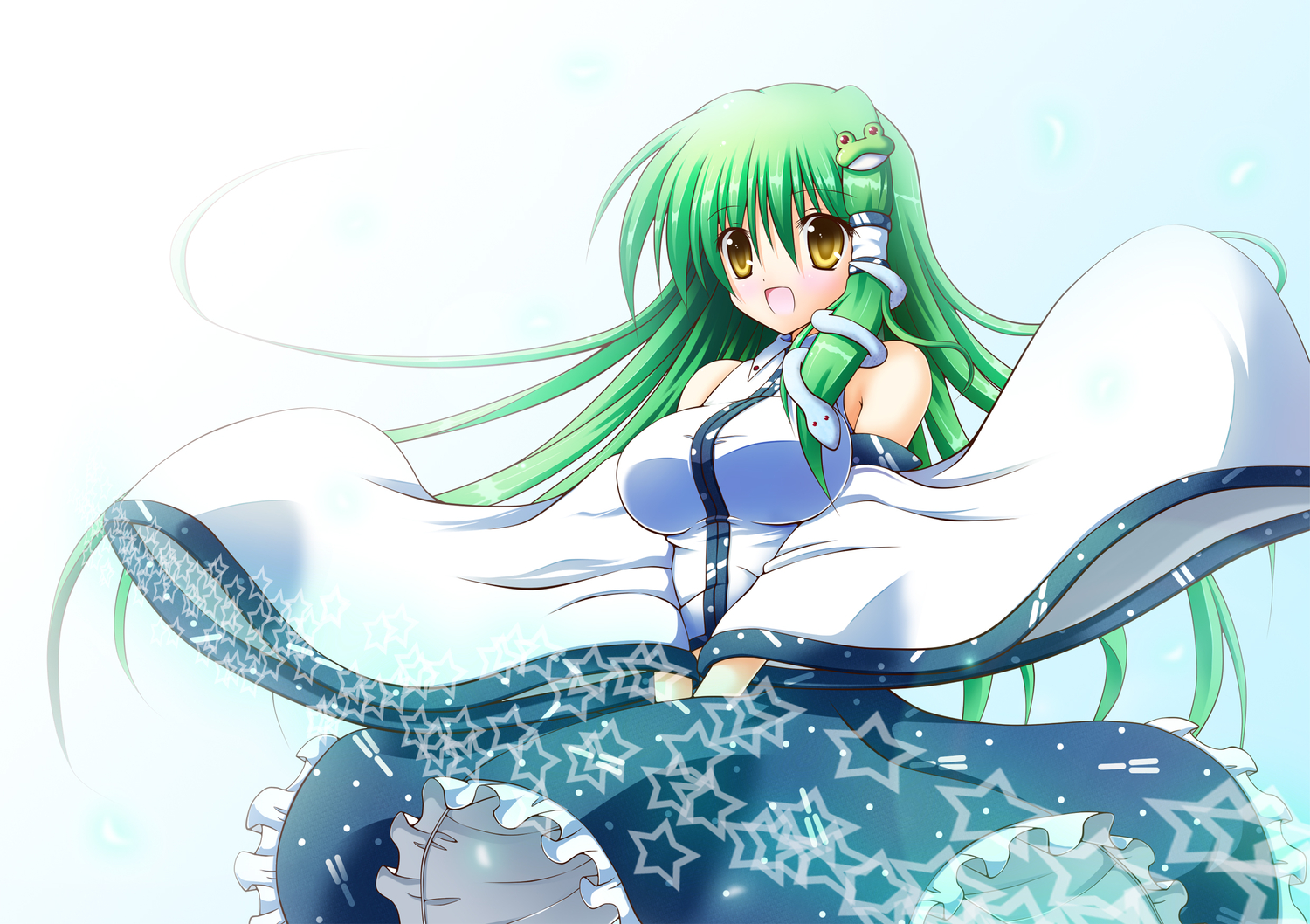 japanese_clothes, kochiya_sanae, miko, shin_osada, touhou